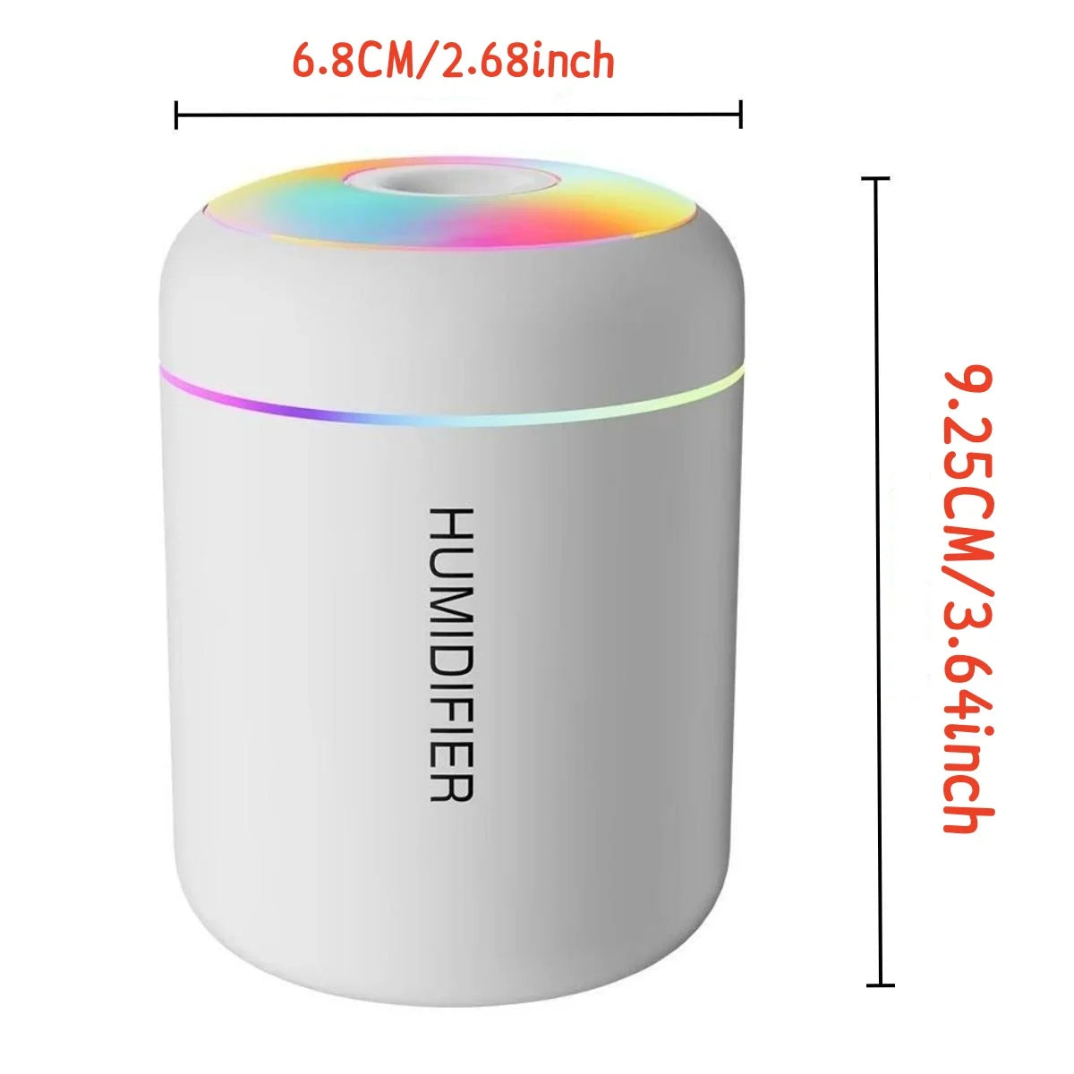 Air Humidifier 180ML Mini USB Electric Aroma Diffuser Essential Oil Purifier Aromatherapy Mist Maker Lights For Car Home Bedroom