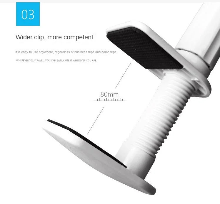 360° Lazy Bed Desktop Bracket Mobile Phone Mount Holder Stand Flexible Clip