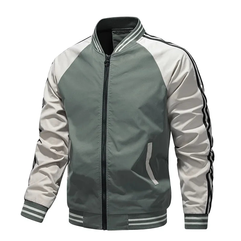 Men s jacket versatile for spring and autumn casual and fashionable style windproof waterproof simple and trendy jacket