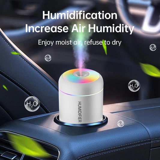 Air Humidifier 180ML Mini USB Electric Aroma Diffuser Essential Oil Purifier Aromatherapy Mist Maker Lights For Car Home Bedroom