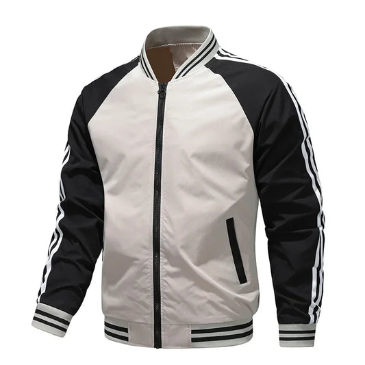 Men s jacket versatile for spring and autumn casual and fashionable style windproof waterproof simple and trendy jacket